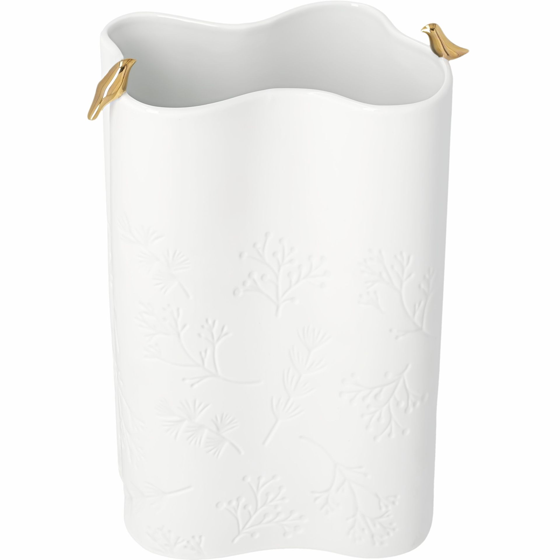 Winterzauber Vase Goldvogel Räder